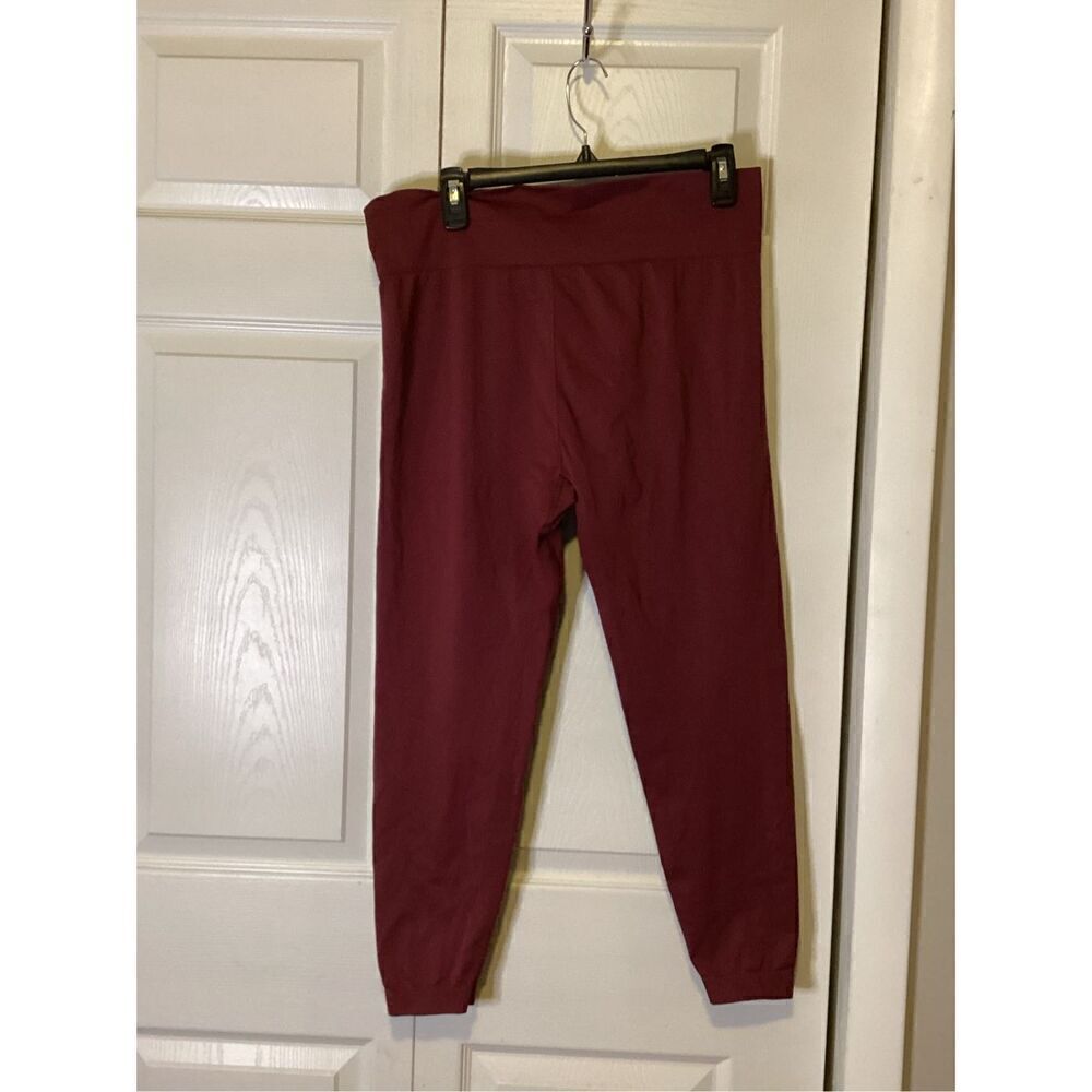 Maroon Yoga Pants - Picture 2 of 5